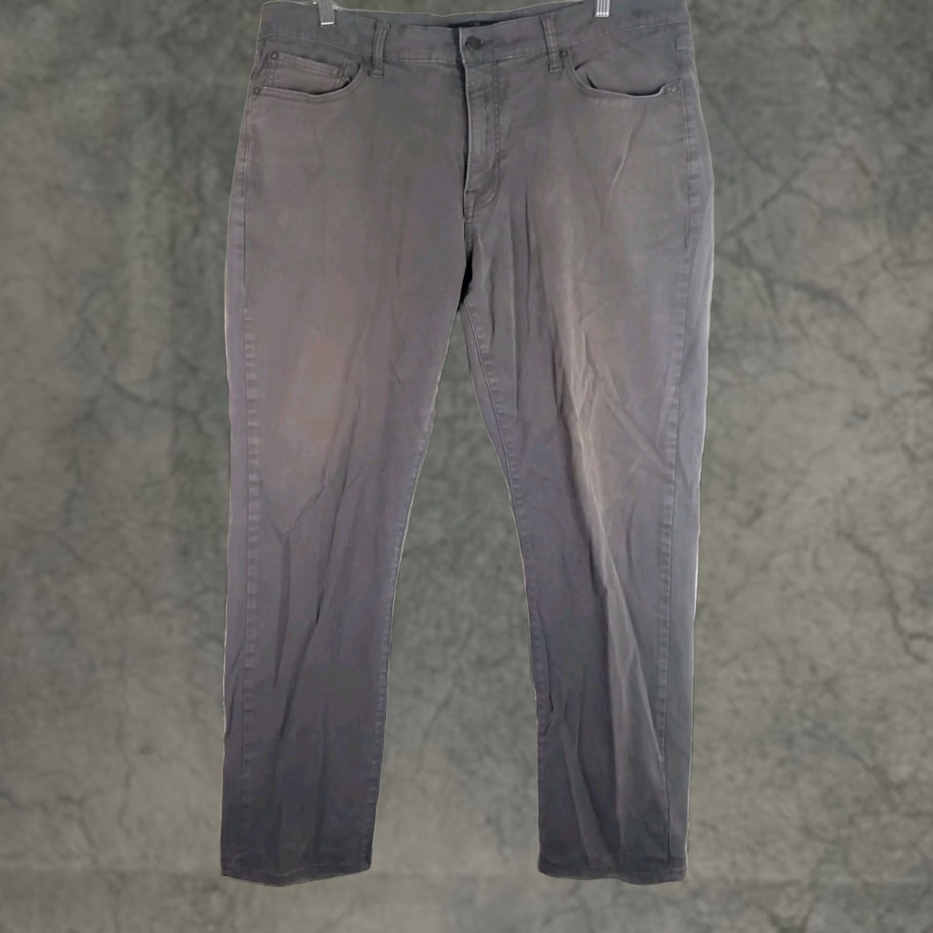 Lucky Brand Lucky Brand 410 Athletic Slim Chino Pants Men’s 38x30 Gray Straight Size US 38 / EU 54 - 1 Thumbnail