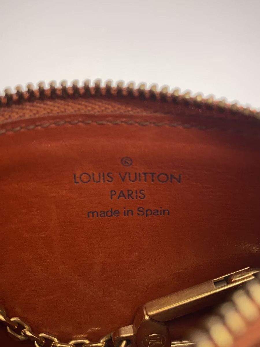 Louis Vuitton Louis Vuitton Leather Coin Case Brown Size ONE SIZE - 3 Thumbnail