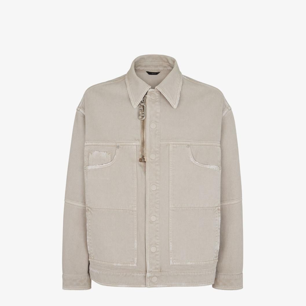 Fendi o1loc1c0824 Blouson in Beige Size US XS / EU 42 / 0 - 1 Thumbnail