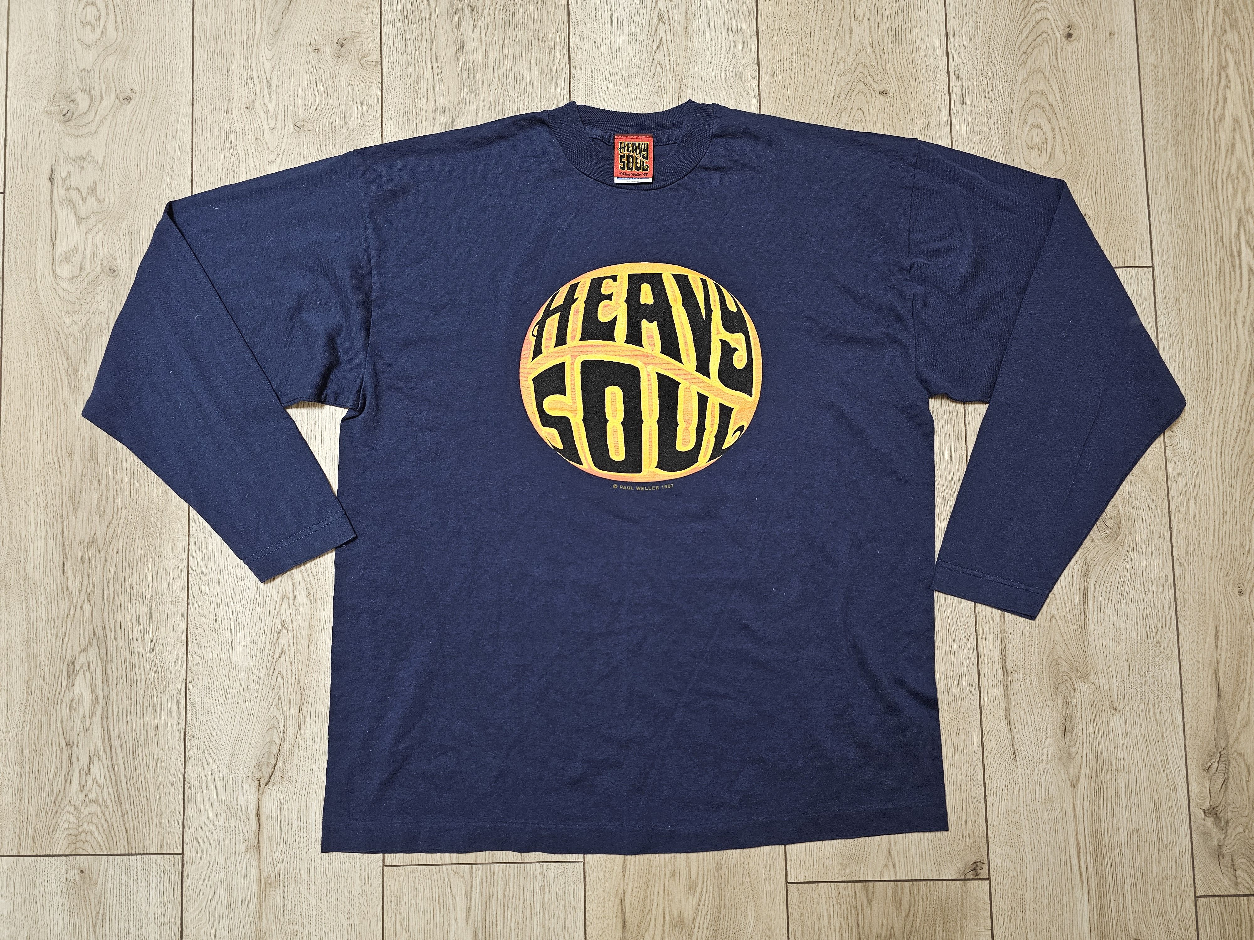 HEAVY SOUL VINTAGE 1997 LONGSLEEVE PAUL WALLER SHIRT LONG