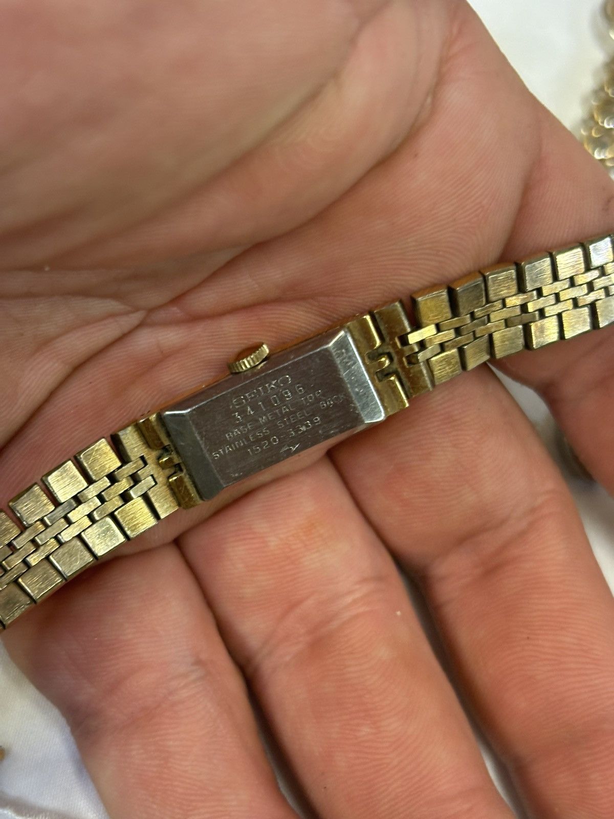 Seiko Vintage Seiko 1520-3339 Gold Tone Womens Mechanical Watch. Size ONE SIZE - 5 Thumbnail