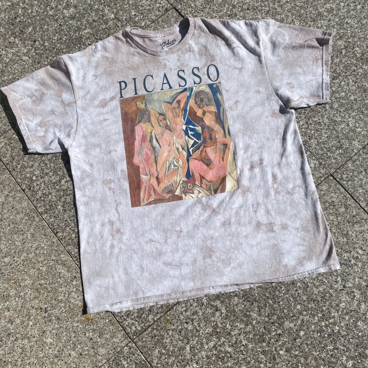 Vintage Vintage Picasso Tshirt Size US L / EU 52-54 / 3 - 1 Thumbnail