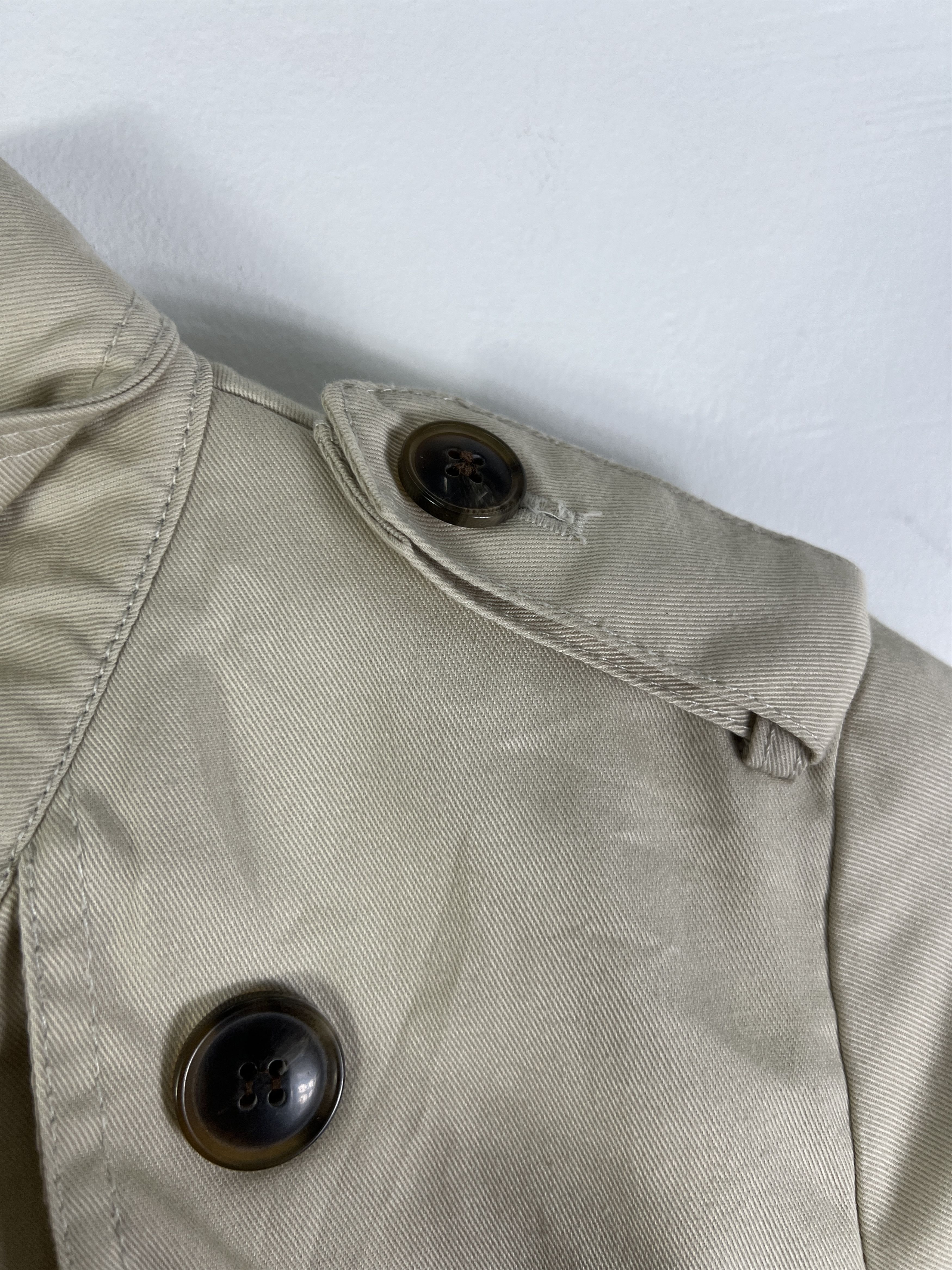 Japanese Brand continuer de NICE CLAUP Trench Coat (M) GTMP299 Size M / US 6-8 / IT 42-44 - 10 Thumbnail