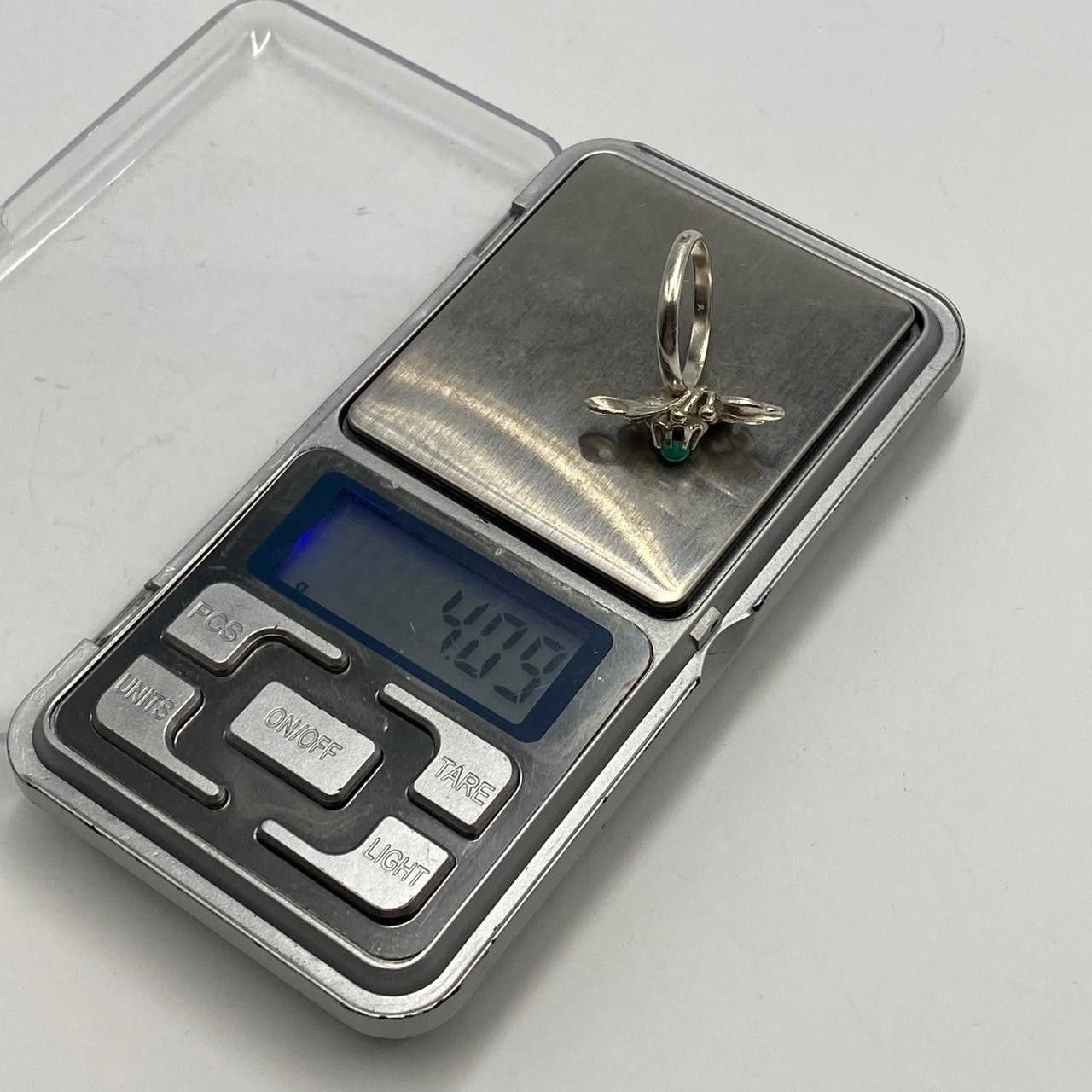 Sterling Silver Vintage Soviet 925 Sterling Silver Ring Size 7.5 US Size ONE SIZE - 11 Thumbnail