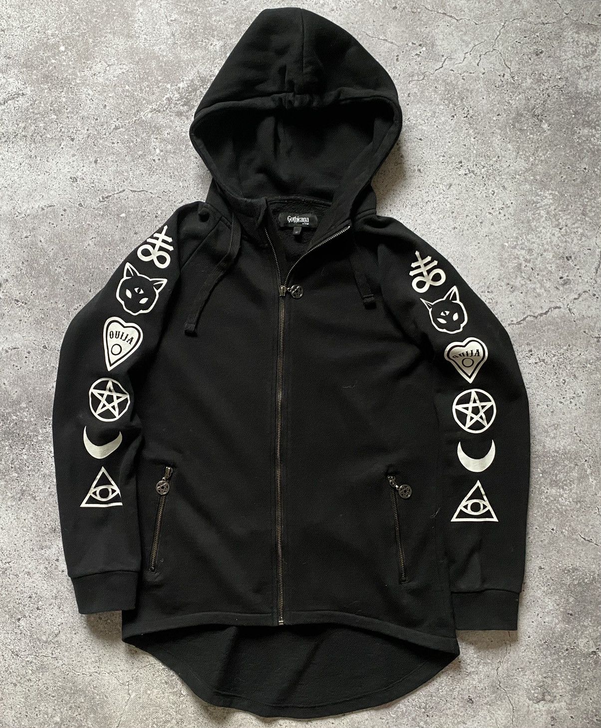 Japanese Brand Vintage Gothicana EMP Zip Hoodie Gothic Avant Garde Punk Y2K Size US M / EU 48-50 / 2 - 1 Thumbnail