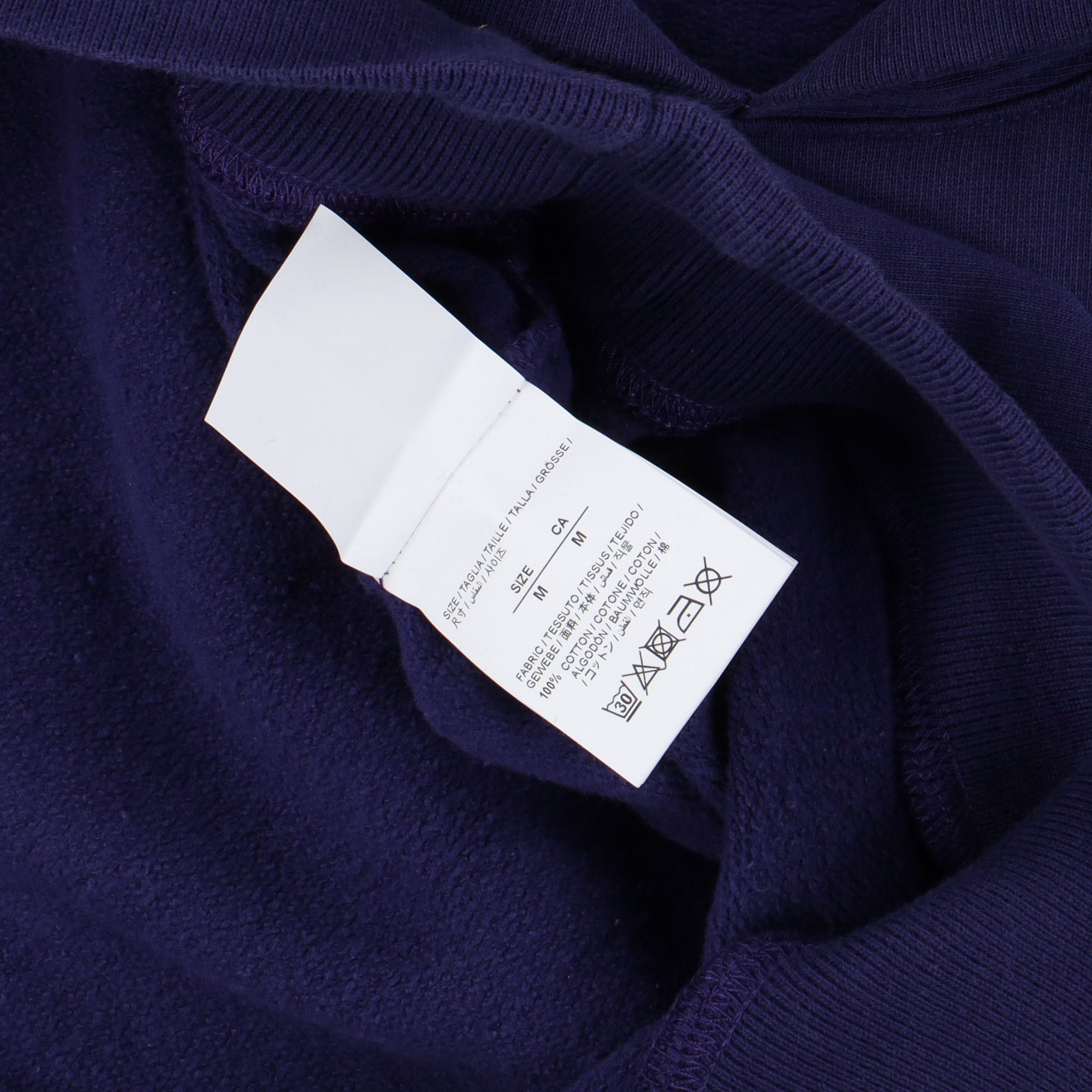 Off-White Blue Running Wolves Logo Oversized Hoodie Size US M / EU 48-50 / 2 - 7 Thumbnail