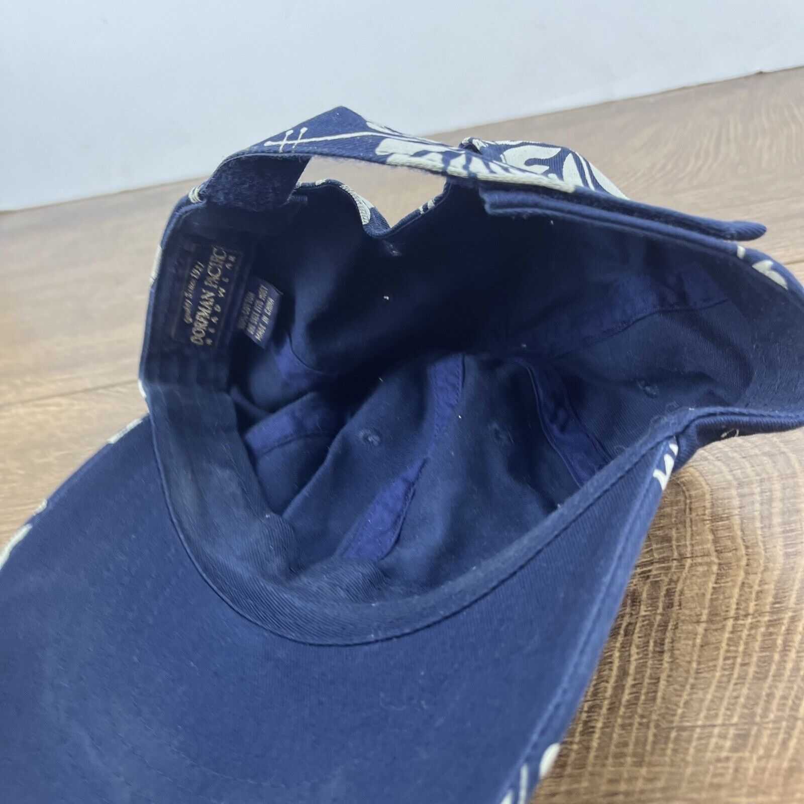 Other Beach Hat Vacation Leaves Hat Blue Cap Adjustable Blue Adult Size ONE SIZE - 13 Thumbnail