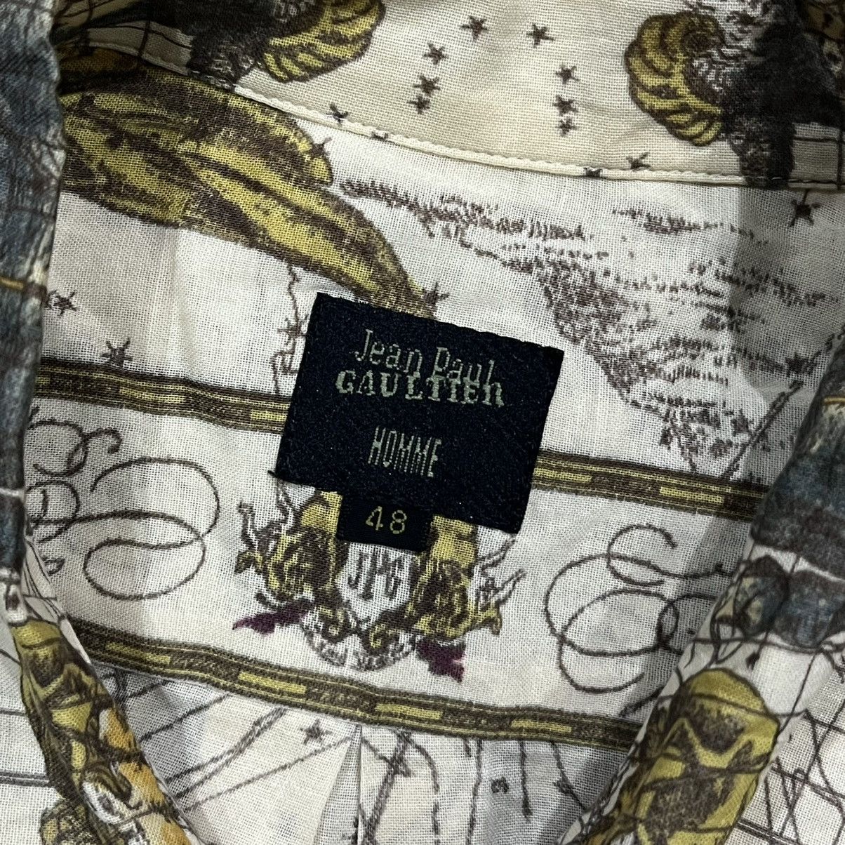 Jean Paul Gaultier × Vintage 💥RARE🔥SS94 Jean Paul Gaultier Run Away Zodiac Shirt Size US M / EU 48-50 / 2 - 9 Thumbnail