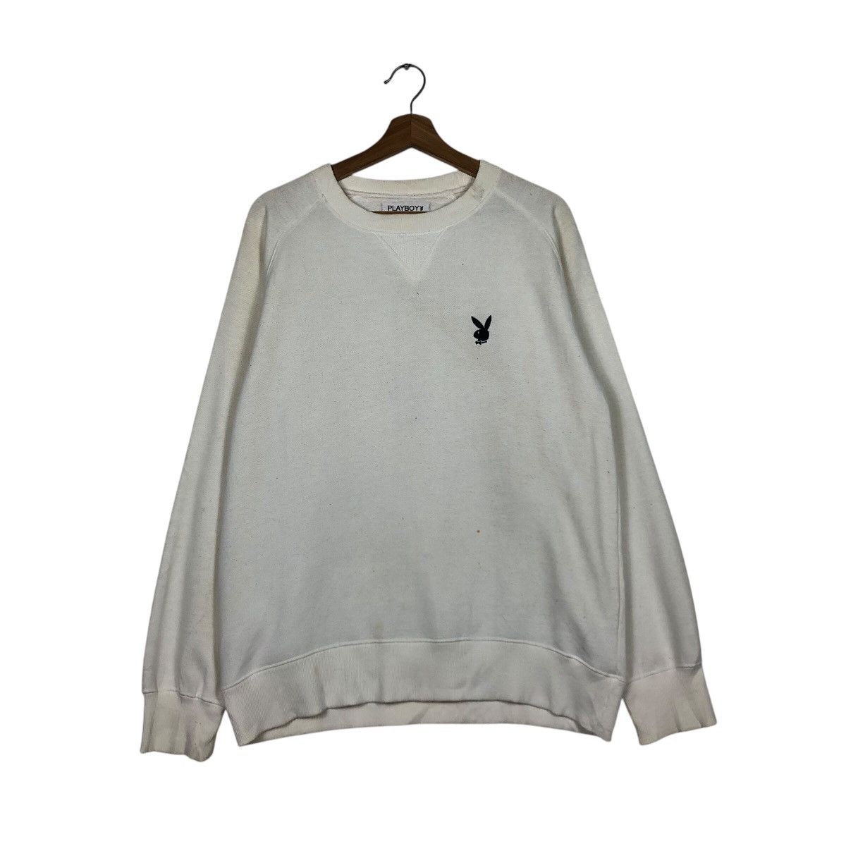 Japanese Brand 📌Vintage Sweatshirt Pull Over Playboy Big Logo Size US M / EU 48-50 / 2 - 3 Thumbnail
