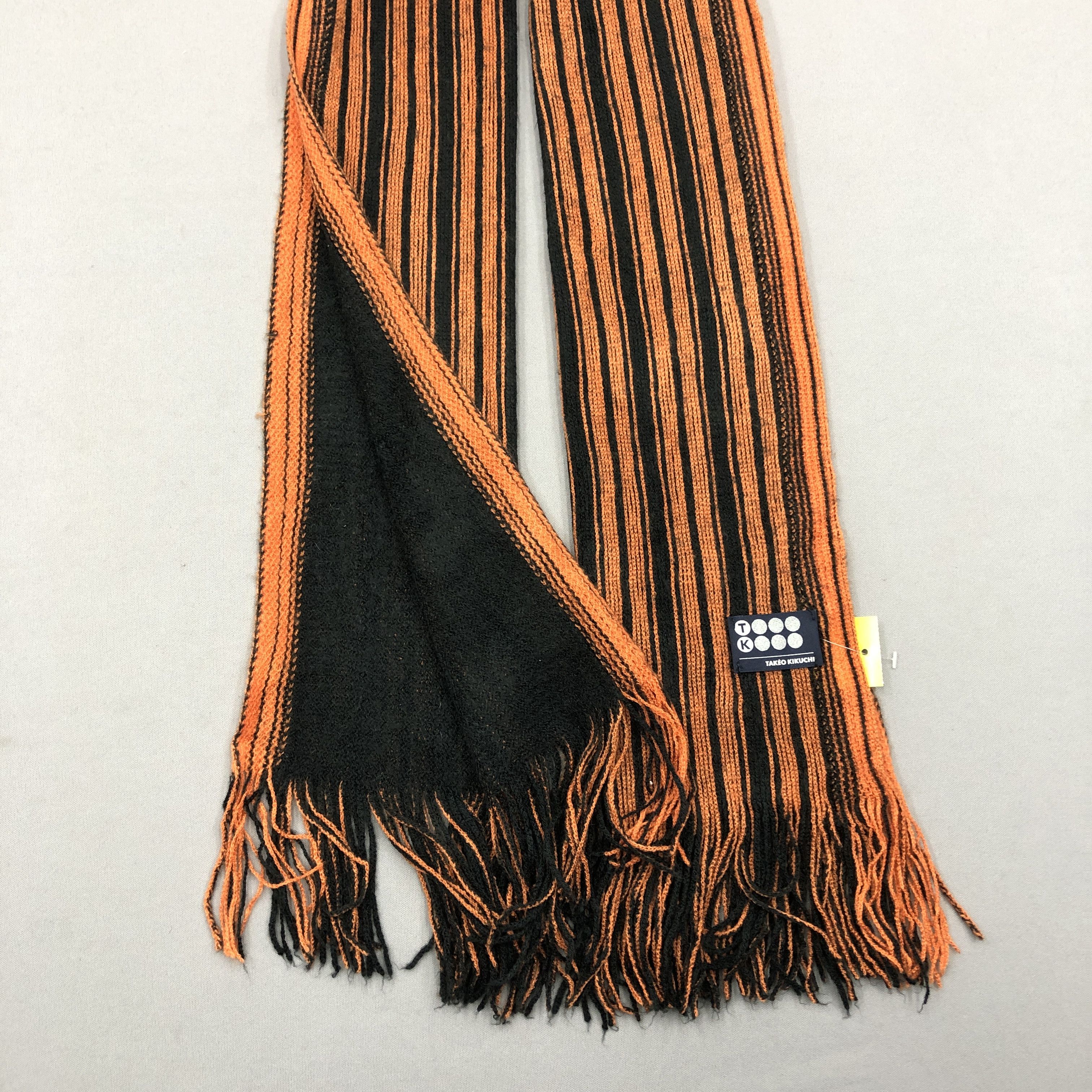 Takeo Kikuchi Vintage Takeo Kikuchi Scarf Ribbed Knit Wool Scarves Size ONE SIZE - 5 Thumbnail