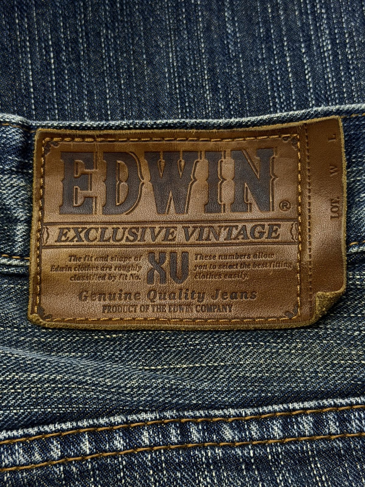 Edwin Vintage Edwin 404 XV Japan Denim Jeans | Loose Straight W35 Size US 35 - 11 Thumbnail