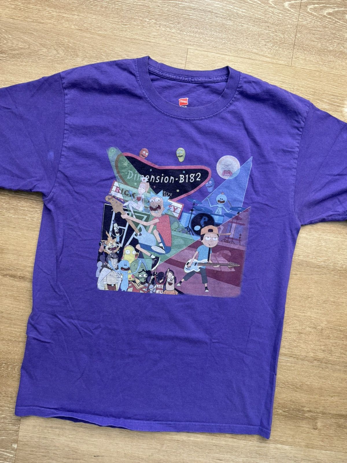 Band Tees × Cartoon Network Rick & Morty “Tom Mark & Travis Show” Y2K Blink-182 Tee Size US M / EU 48-50 / 2 - 6 Thumbnail