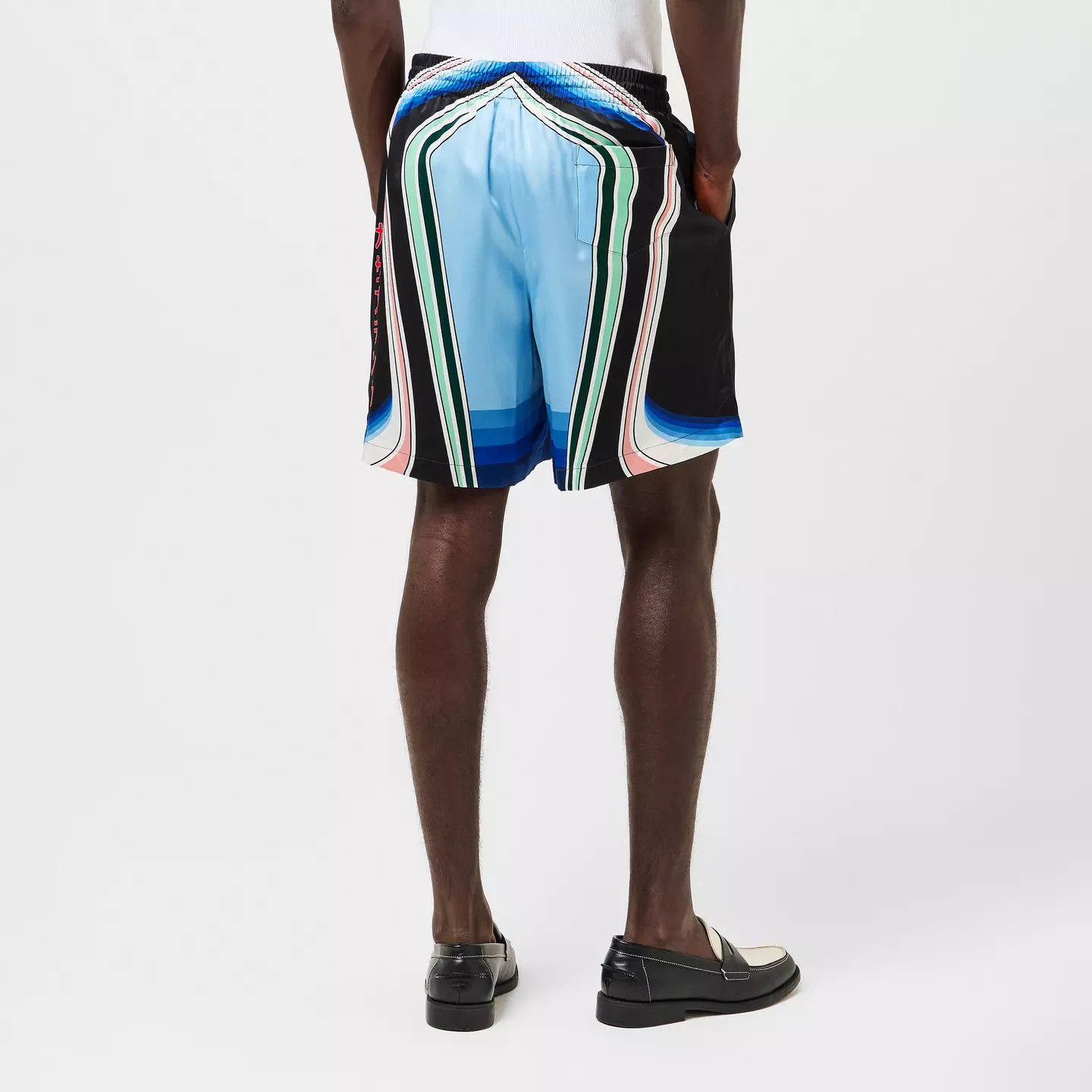 Casablanca o1g2r1mq0426 Woven Elasticated Tracksuit Shorts Multicolor Size US 34 / EU 50 - 4 Thumbnail