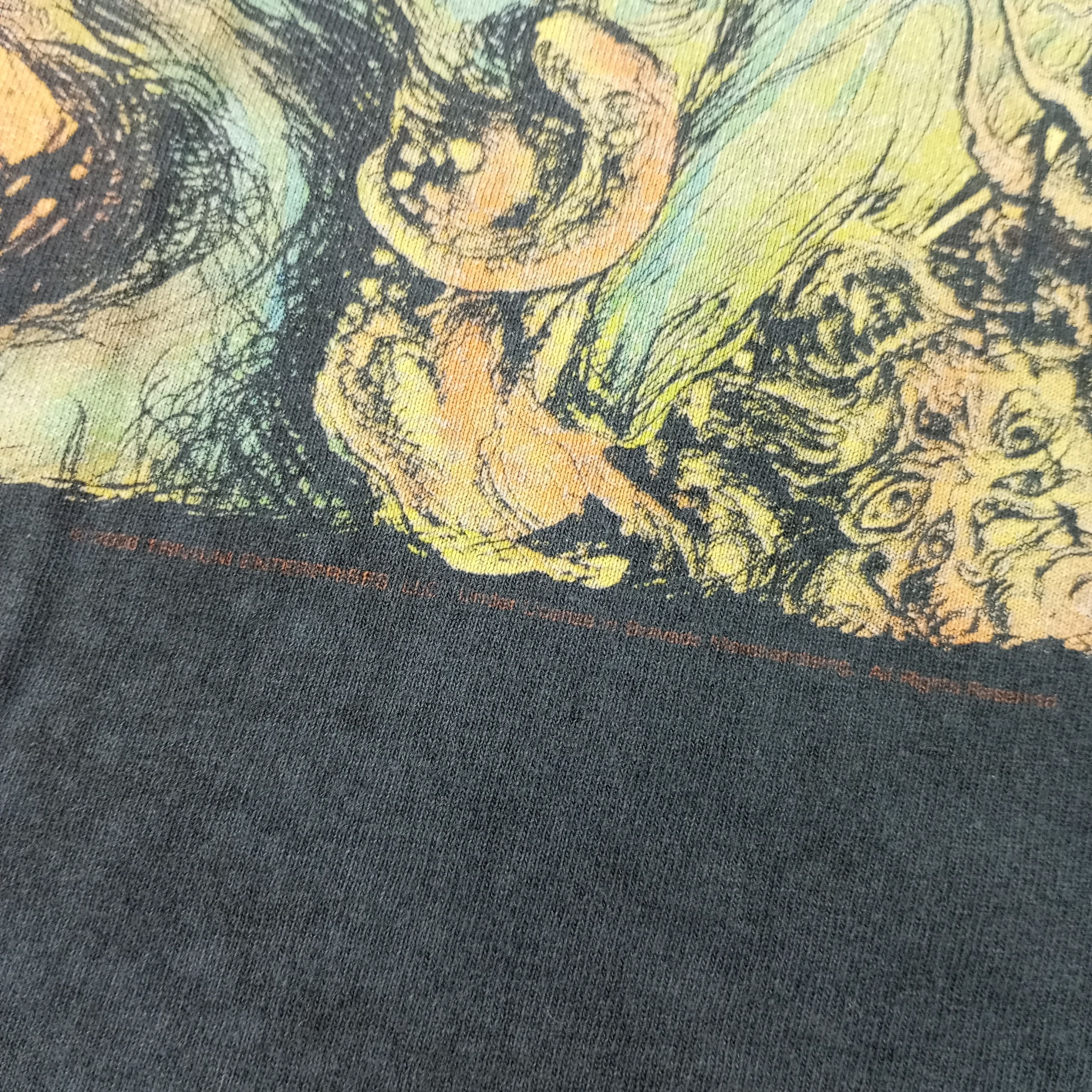Band Tees × Vintage Trivium Band Rock Music Distressed Tshirt Size US L / EU 52-54 / 3 - 10 Thumbnail