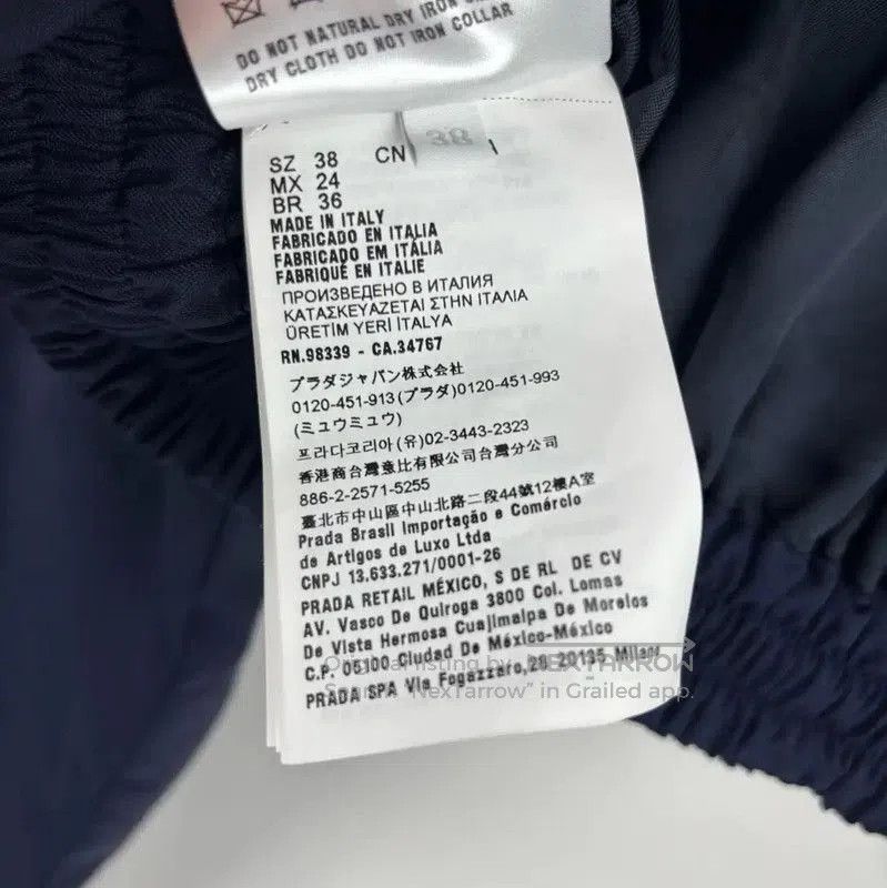 Miu Miu Miu Miu Navy Blue Cotton Women's Jacket . Size XS / US 0-2 / IT 36-38 - 4 Thumbnail