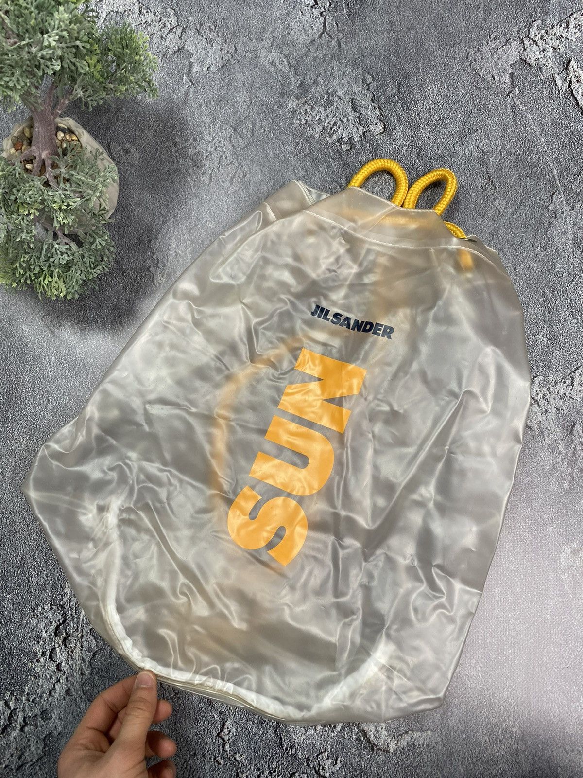 Jil Sander Jil Sander SUN Fragrance Transparent Drawstring Beach Bag Size ONE SIZE - 4 Thumbnail