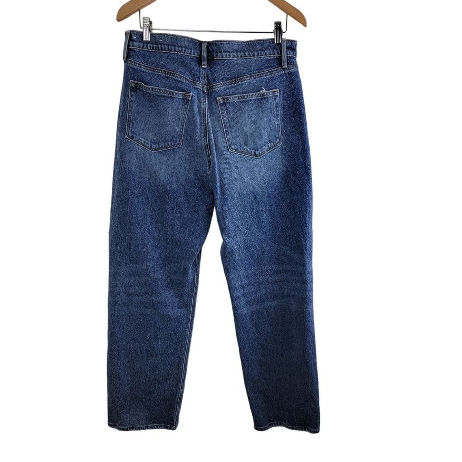 Abercrombie & Fitch The Abercrombie & Fitch Ankle Straight Ultra Rise Jeans Size 31" - 2 Thumbnail