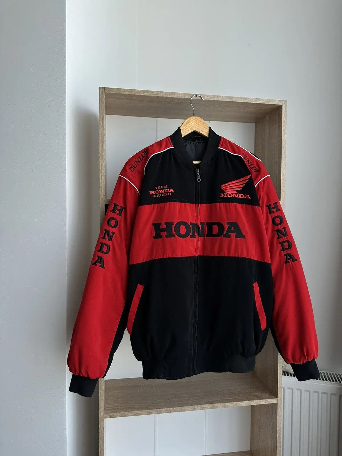 Honda × Vintage Vintage Honda Red Racing Formula Uno Jacket Size US M / EU 48-50 / 2 - 8 Thumbnail