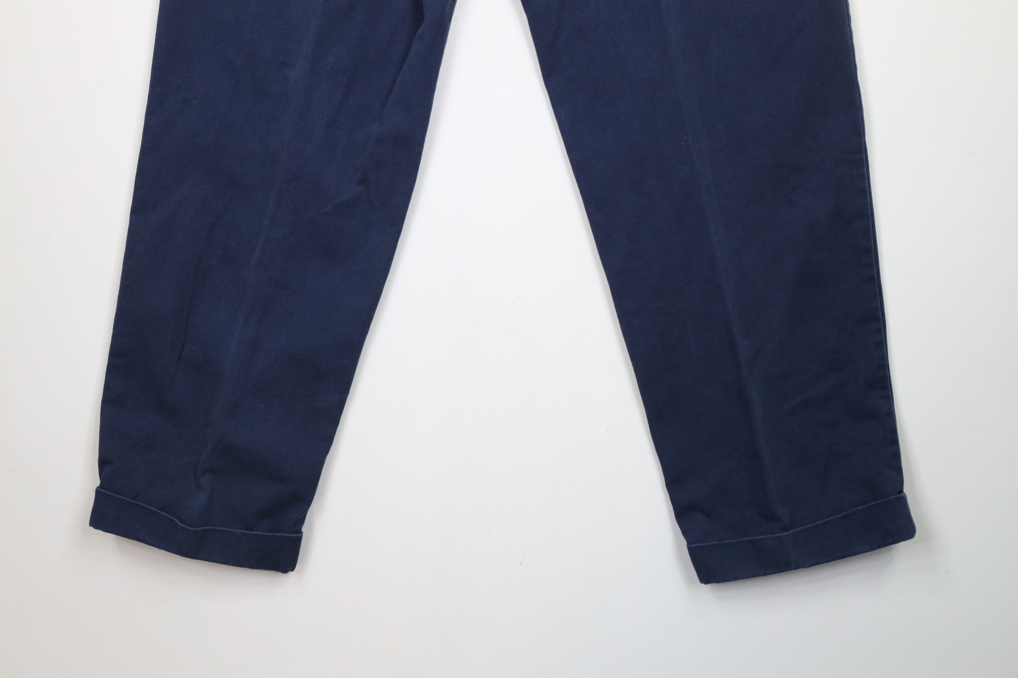 Tommy Hilfiger × Vintage Vintage 90s Tommy Hilfiger Cuffed Wide Leg Chino Pants Size US 34 / EU 50 - 11 Thumbnail