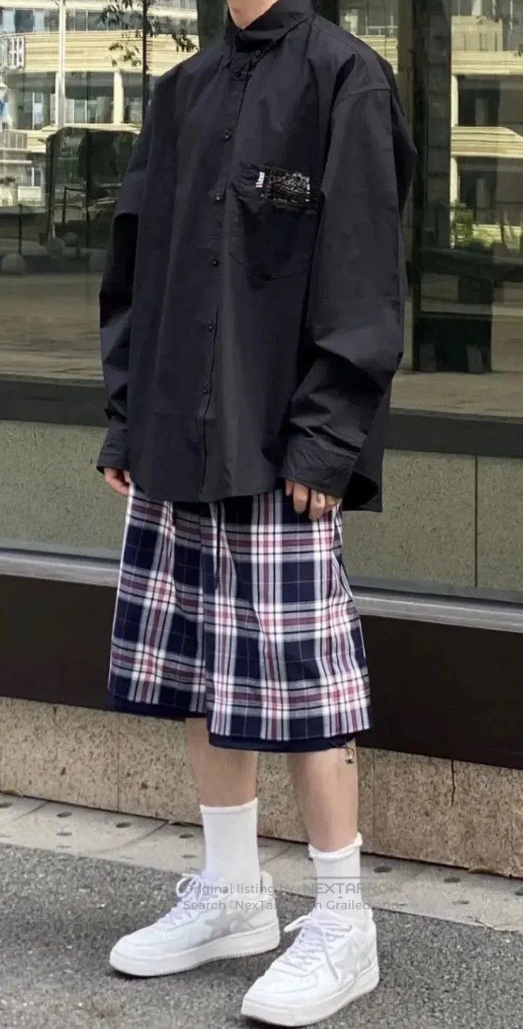 Balenciaga Balenciaga Black Tape Coke Wave Shirt Jacket. Size US S / EU 44-46 / 1 - 9 Thumbnail
