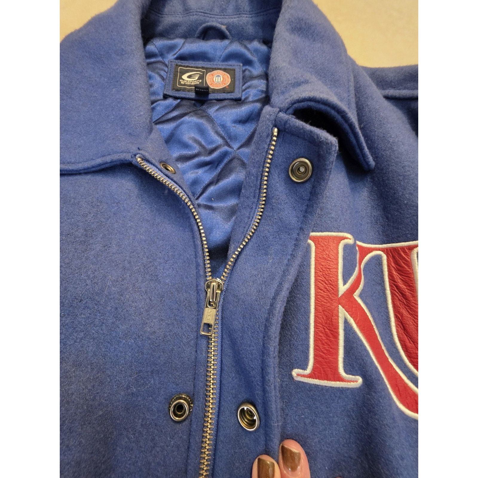 Other rare vintage Kansas University KU Jayhawks National Champs Size US XXL / EU 58 / 5 - 9 Thumbnail