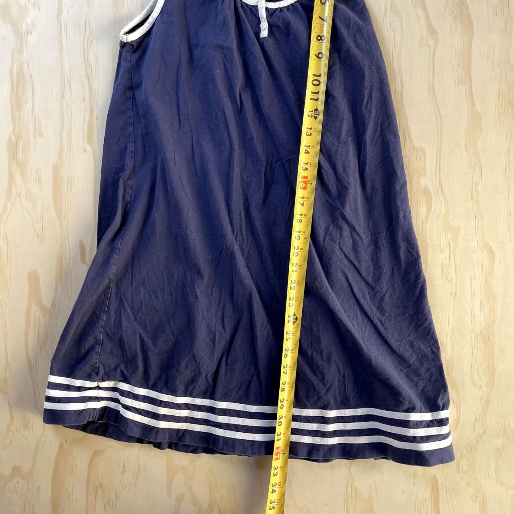 Ralph Lauren Lauren Ralph Chemise Womens M Blue Gown Women Striped Sleeveless Loungewear Size ONE SIZE - 3 Thumbnail