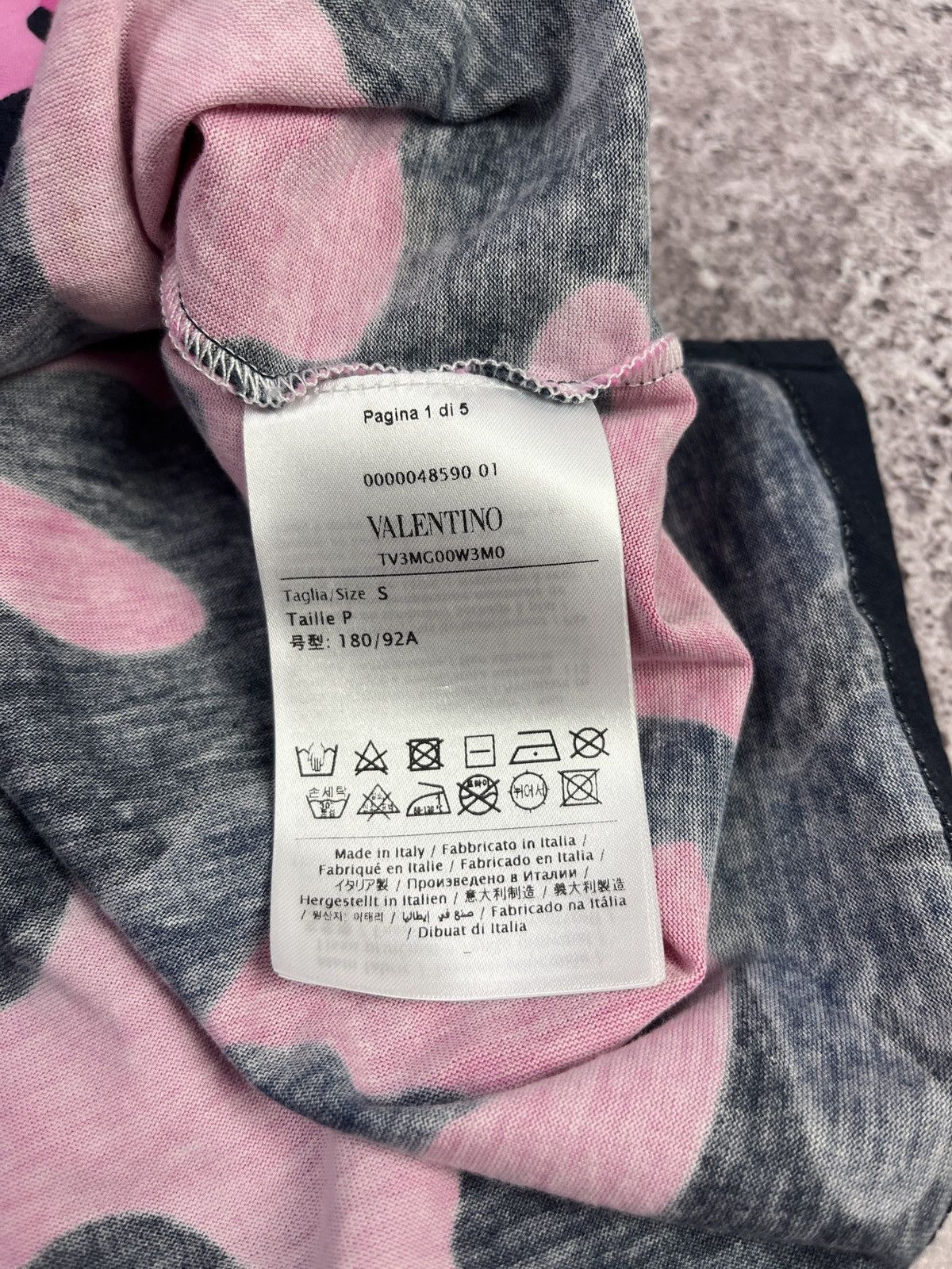 Valentino Valentino Pink Camouflage T-Shirt 🇮🇹 Rockstud Camo Tee Luxury Size US S / EU 44-46 / 1 - 7 Thumbnail