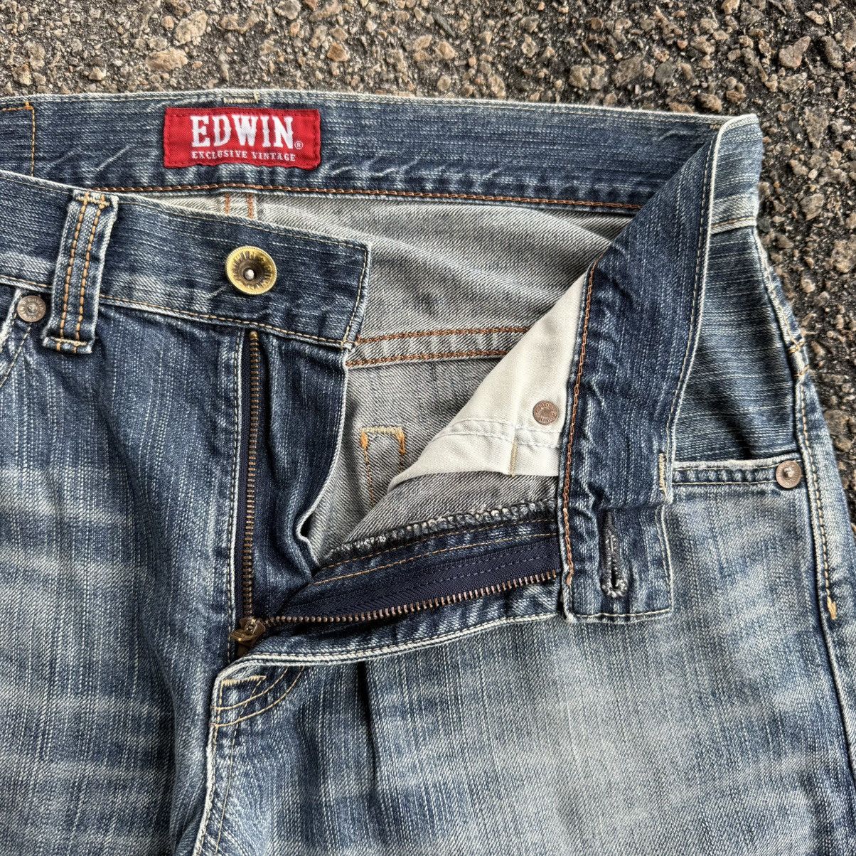 Edwin VINTAGE EDWIN 503 FADED DENIM JEAN PANTS Size US 35 - 6 Thumbnail