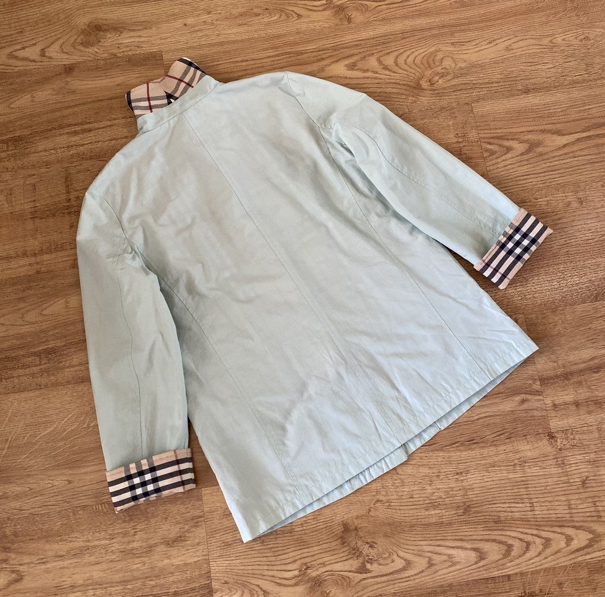 Burberry Burberry Nylon/Coton Nova Check Jacket x Vintage x Luxury Size S / US 4 / IT 40 - 4 Thumbnail