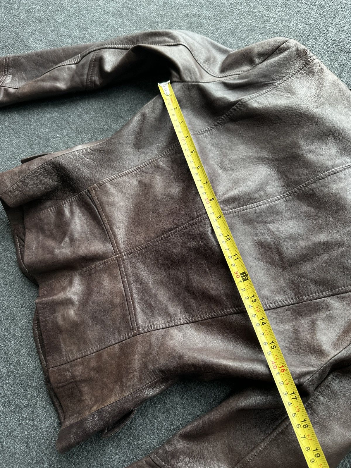 Leather 🚨 LEATHER BROWN BLAZER JACKET WOMEN LUXURY OLD MONEY Size M / US 6-8 / IT 42-44 - 14 Thumbnail
