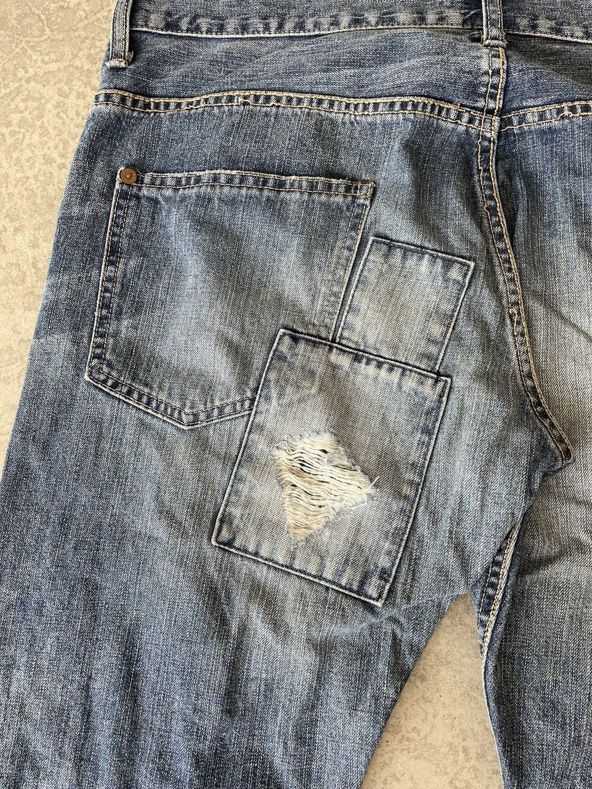 Jean Paul Smith Red Ear Denim Jeans Size US 34 / EU 50 - 5 Thumbnail