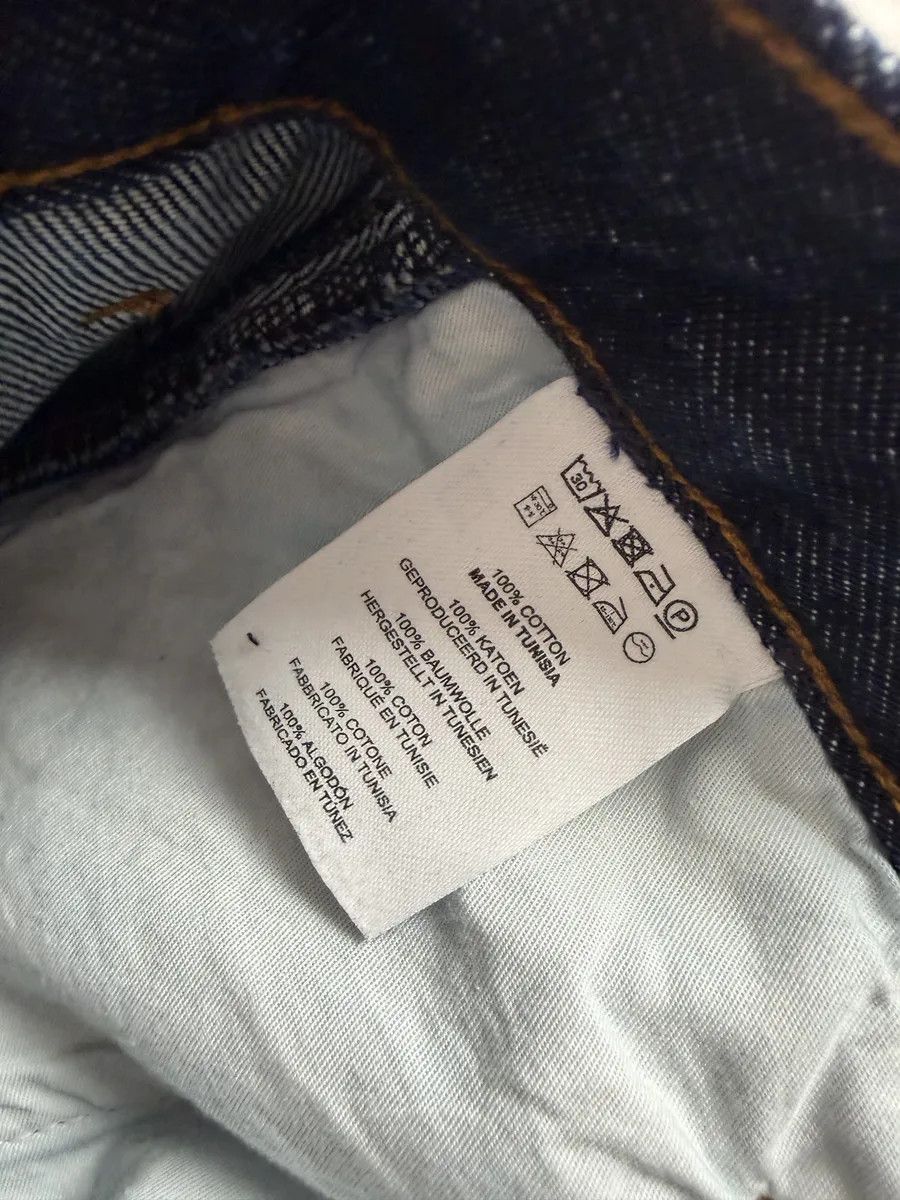 Dries Van Noten Dries Van Noten Navy Brut Denim Carpenter Jeans Size US 37 - 10 Thumbnail