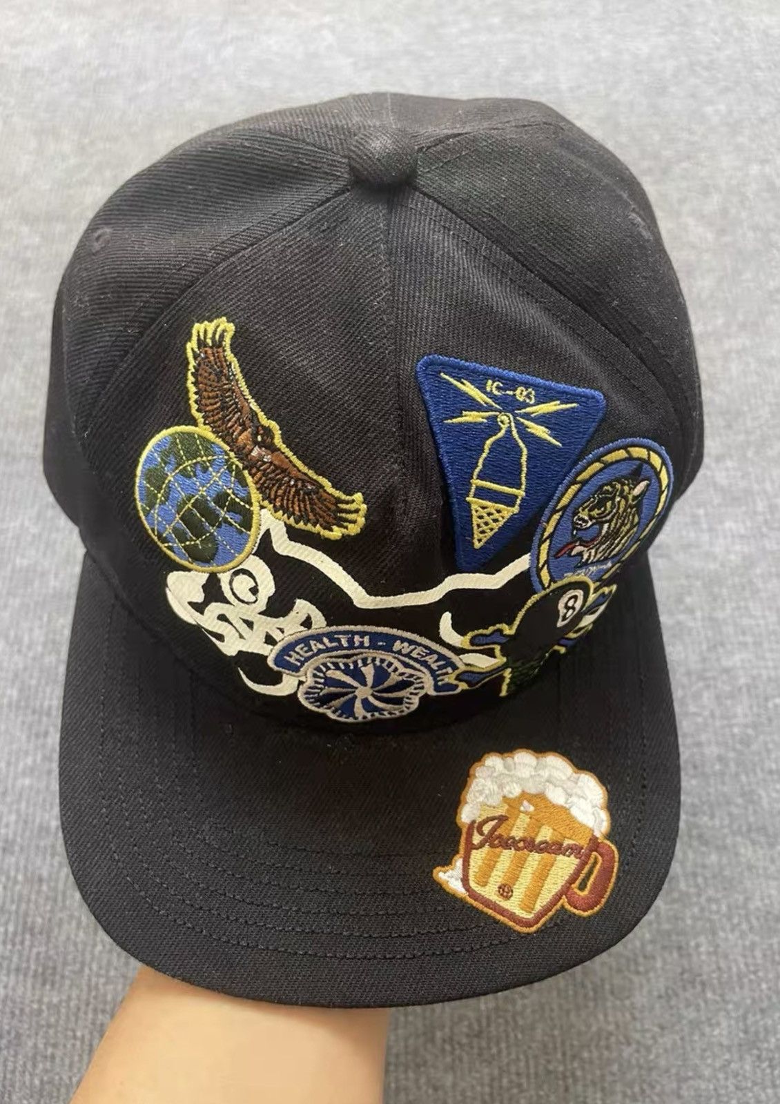 Billionaire Boys Club BBC Embroidered Flat-Brim Baseball Cap / Sun Hat Size ONE SIZE - 2 Thumbnail