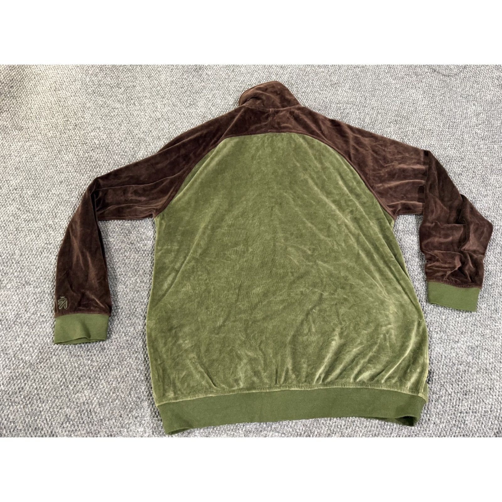Sean John VINTAGE Sean John Velour Jacket Mens XL Green Full Zip Hip Hop Retro Basketball Long Sleeve Regular Coat/Jacket - Green Size US XL / EU 56 / 4 - 7 Thumbnail