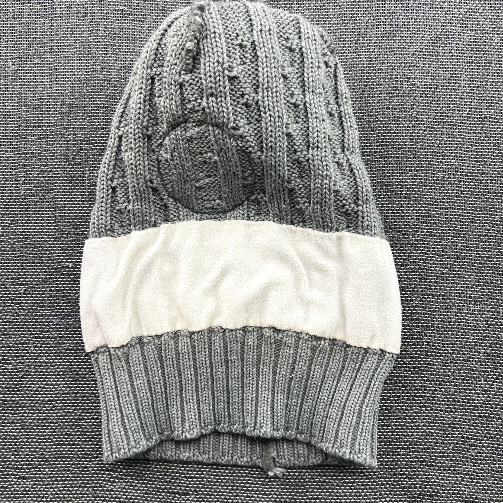 Vintage Kingsland Beanie One Size Womens Gray Cable Knit Lined Knit Equestrian Wool Gray Cable Knit Beanie Size ONE SIZE - 4 Thumbnail