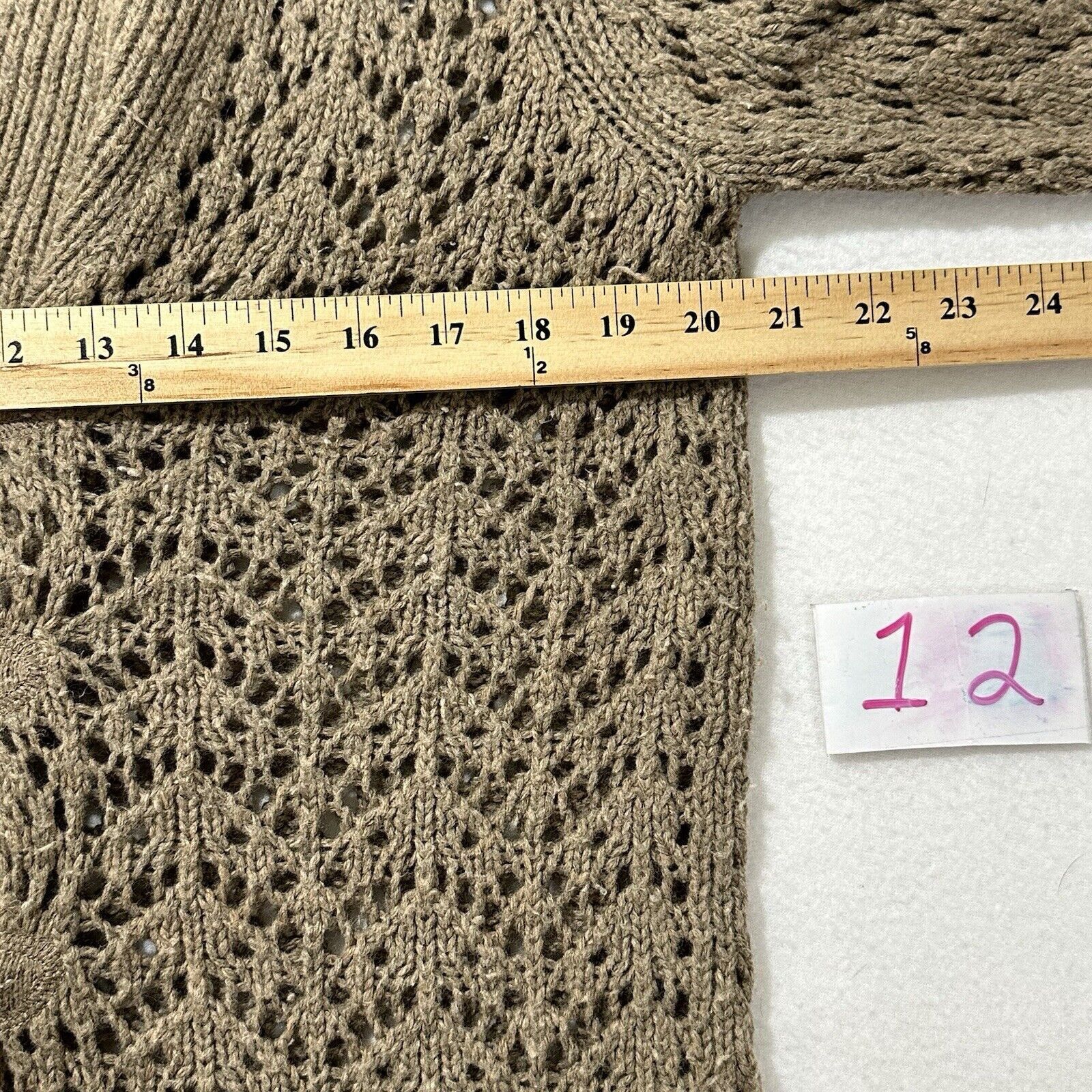 Old Navy Old Navy Large Lambs Wool Angora Cardigan Sweater Knit Beige Size L / US 10 / IT 46 - 9 Thumbnail