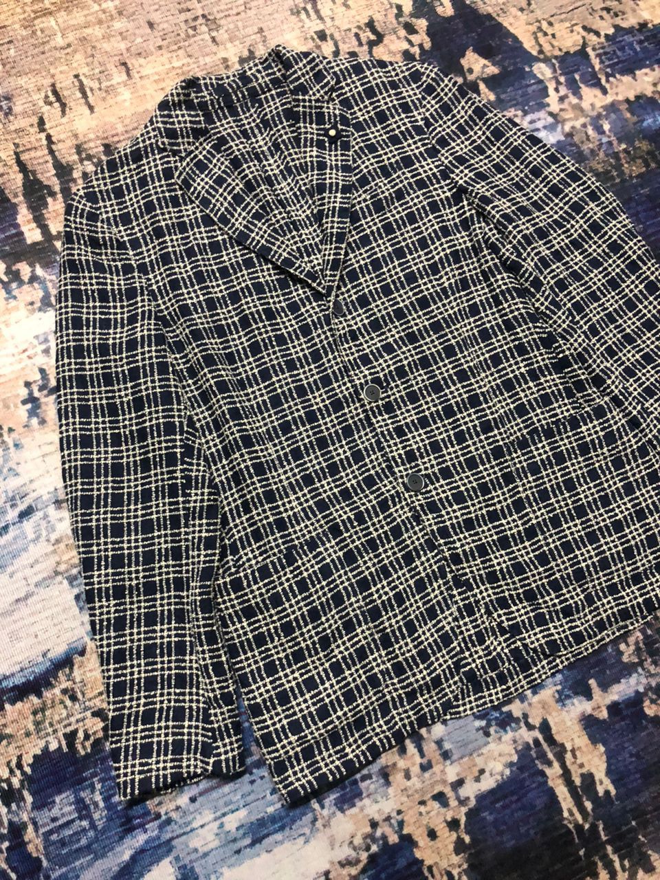 Lardini Lardini Spring/Summer Jacquard Jacket Tag Size 48 Size US M / EU 48-50 / 2 - 4 Thumbnail