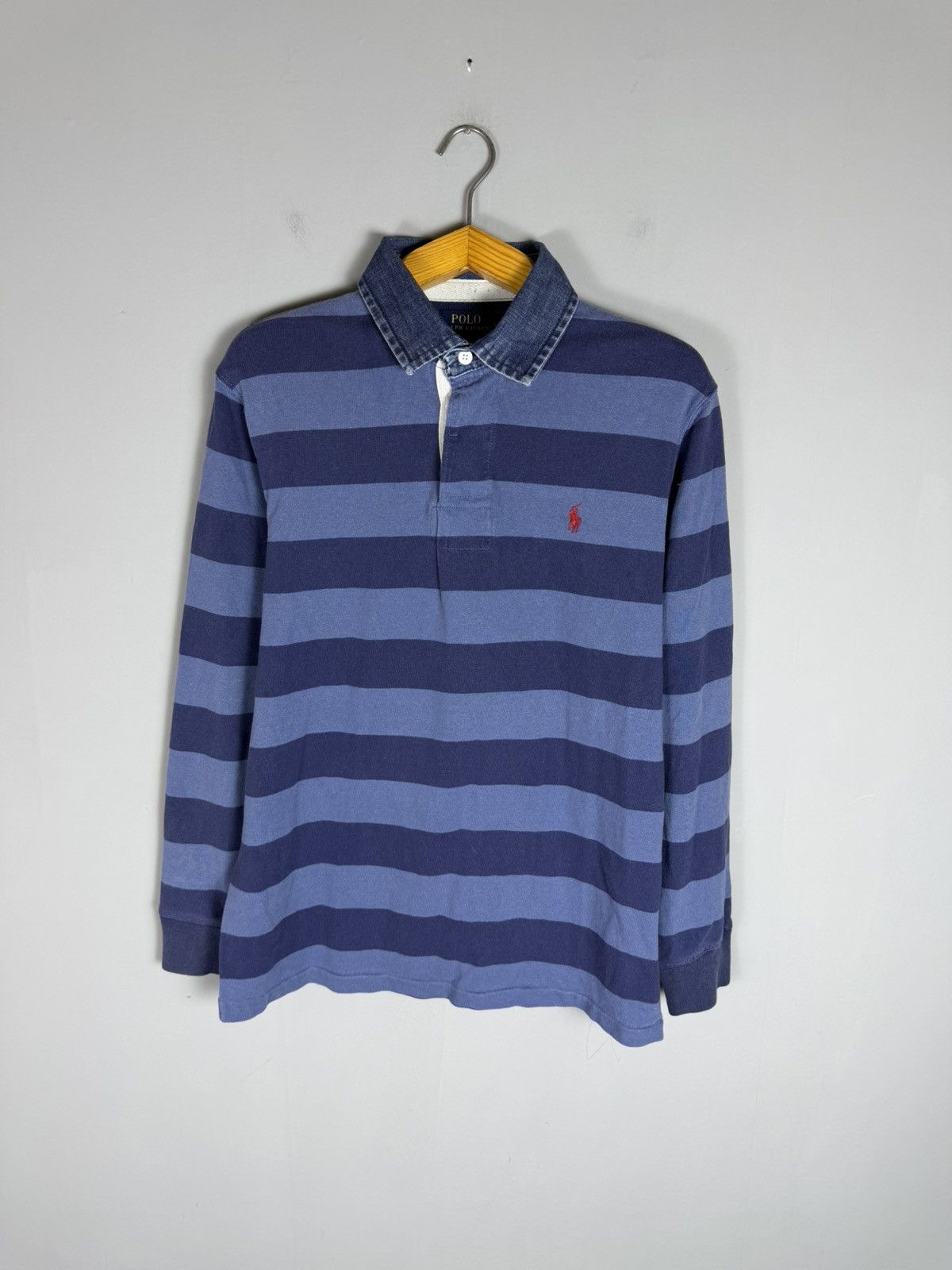 Polo Ralph Lauren Vintage Polo Ralph Lauren long sleeve rugby Size US L / EU 52-54 / 3 - 1 Thumbnail