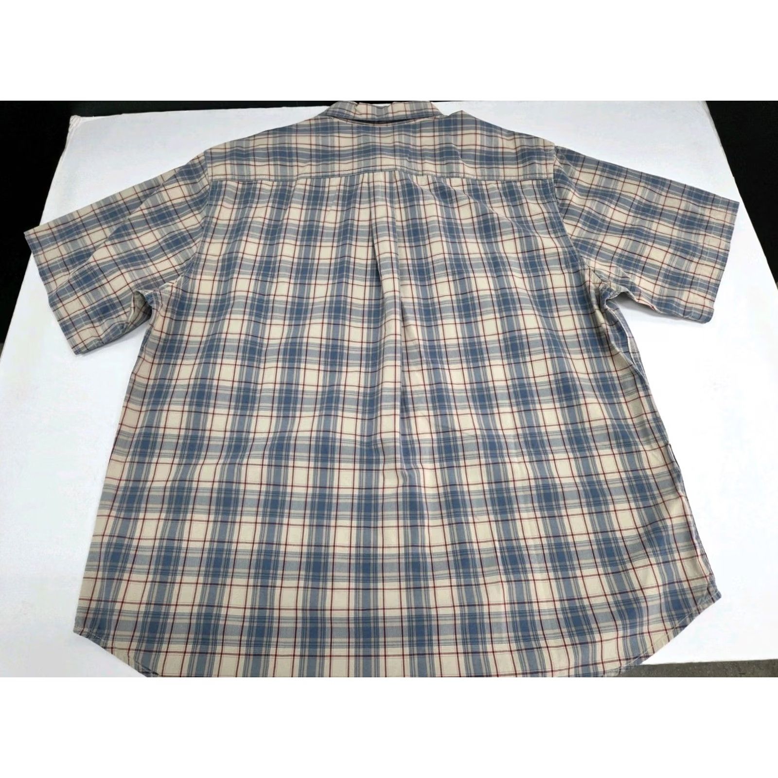 Carhartt Carhartt Mens Short Sleeve Button Up Plaid Multicolored Shirt Logo XL Curtains? Size US XL / EU 56 / 4 - 3 Thumbnail