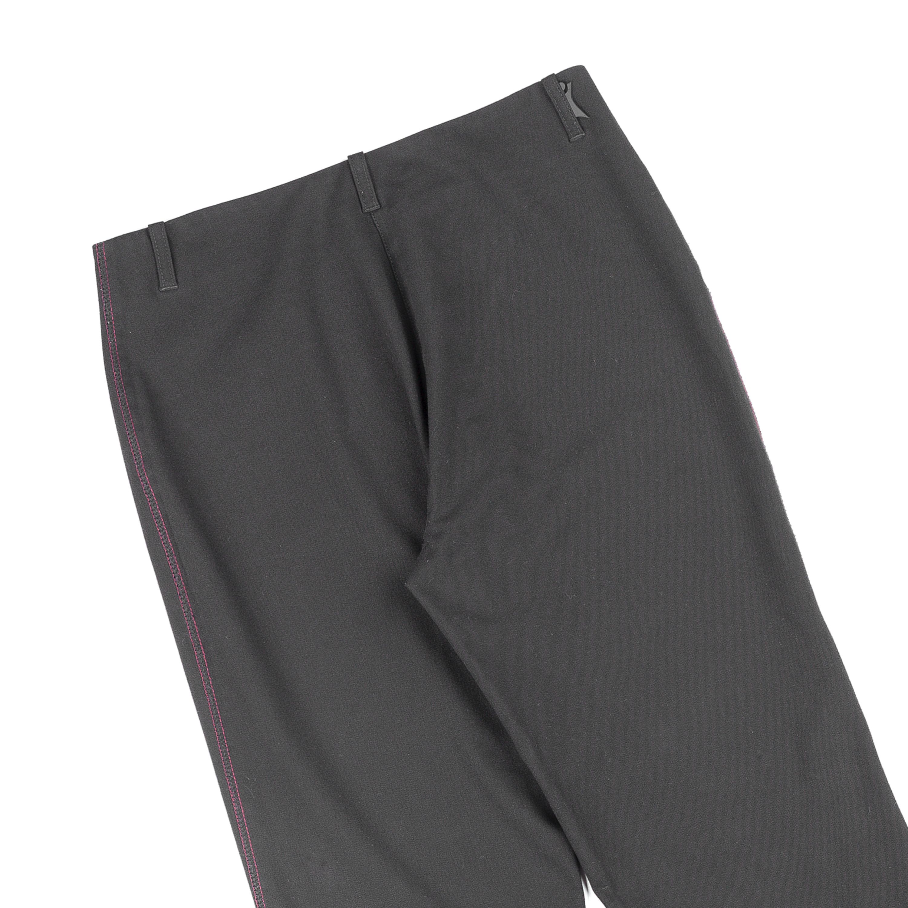 Cop Copine Cop Copine Vintage Black Zipper Pants (M) Size 28" / US 6 / IT 42 - 3 Thumbnail