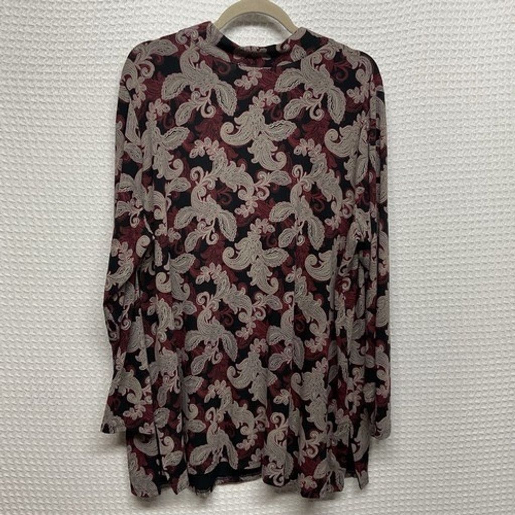 J. Jill NWOT J. Jill Wearever Crossover V-neck Tunic Top Size 2X Size XXL / US 16-18 / IT 52-54 - 7 Thumbnail