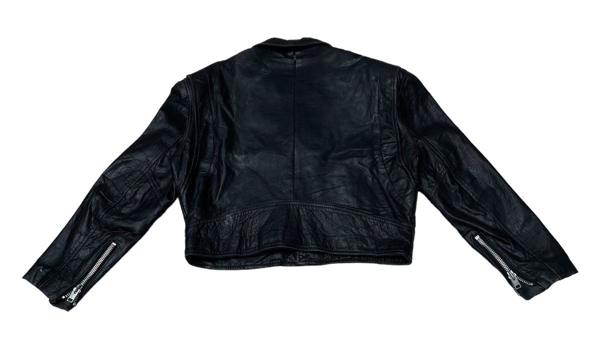 Vintage Vintage Brand Cosa Nova Double Collar Leather Jacket 1990s Size US L / EU 52-54 / 3 - 2 Thumbnail