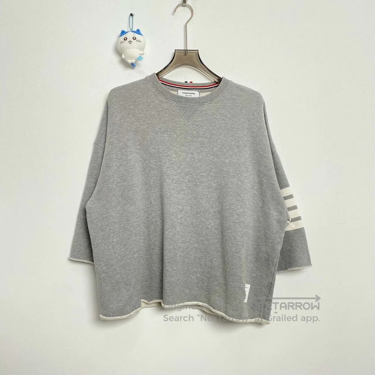 Thom Browne Thom Browne Three-Quarter Sleeve Sweatshirt. Size US L / EU 52-54 / 3 - 1 Thumbnail