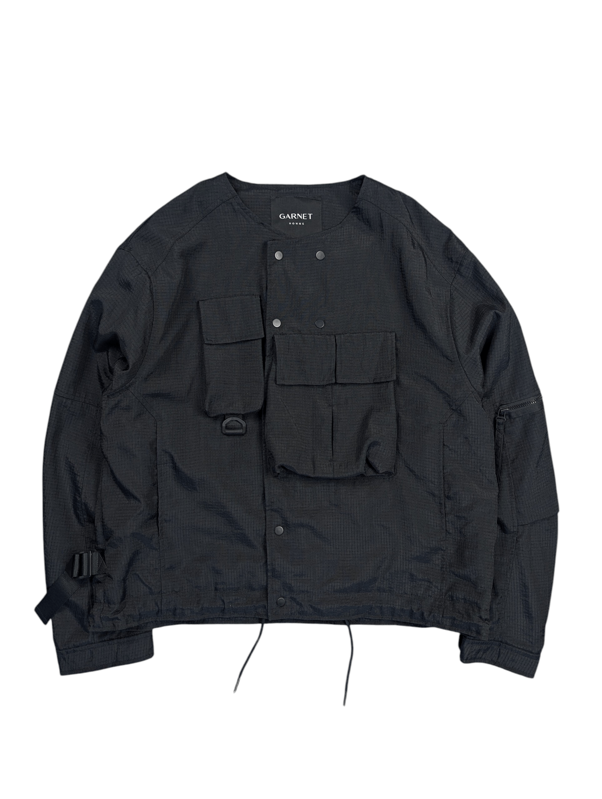 Japanese Brand Garnet Homme Tactical Multipocket Jacket Size US M / EU 48-50 / 2 - 1 Thumbnail