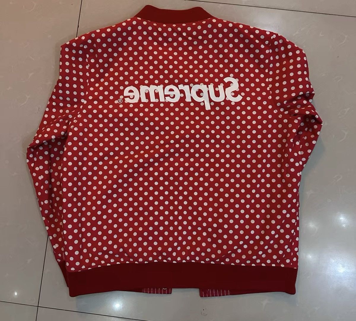 Comme des Garcons Supreme cdg shirt reversible varsity bomber Jacket Size US M / EU 48-50 / 2 - 3 Thumbnail
