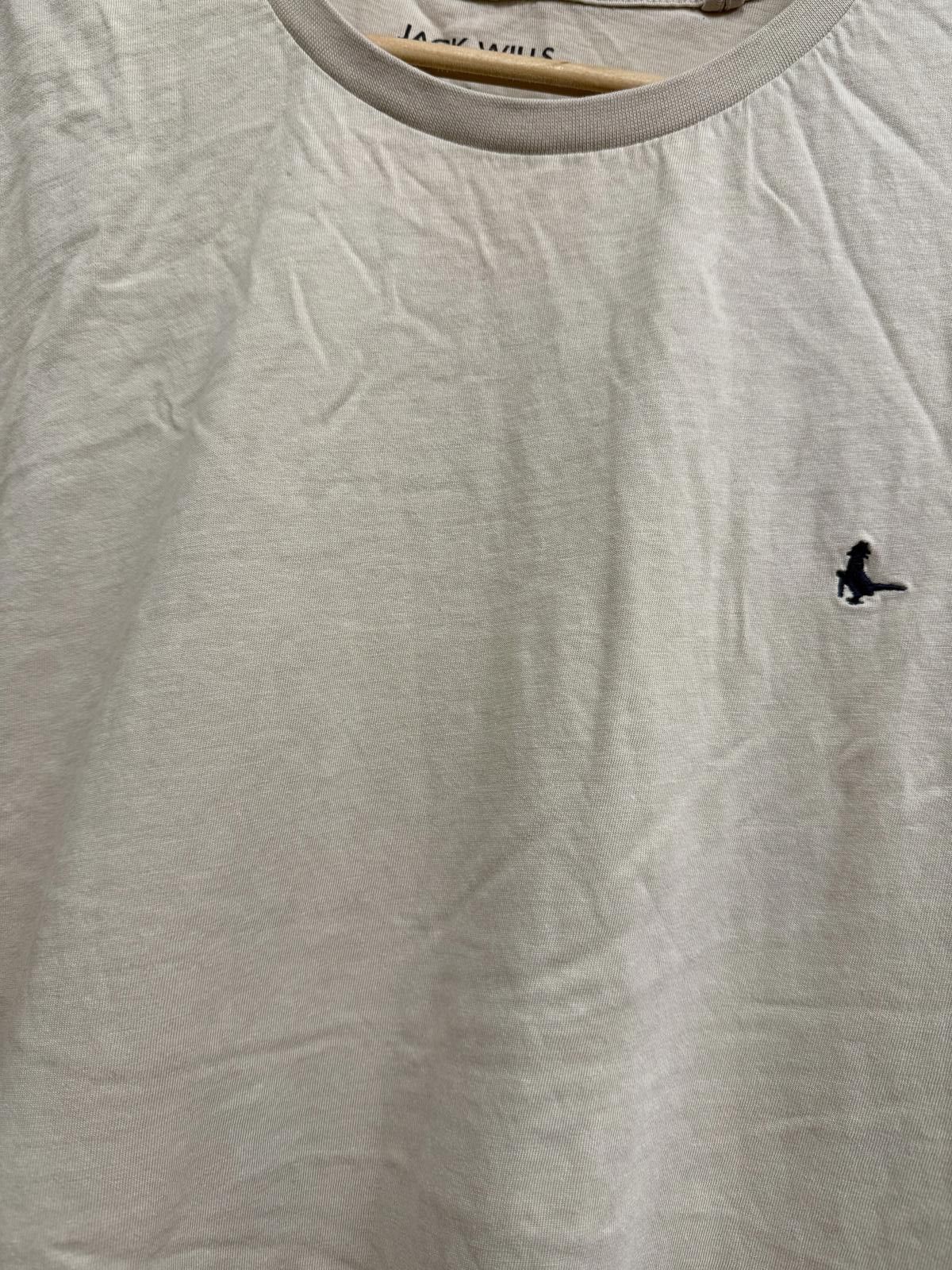 Jack Wills Jack Wills Men's Beige Crew Neck T-Shirt XL Size US XL / EU 56 / 4 - 3 Thumbnail
