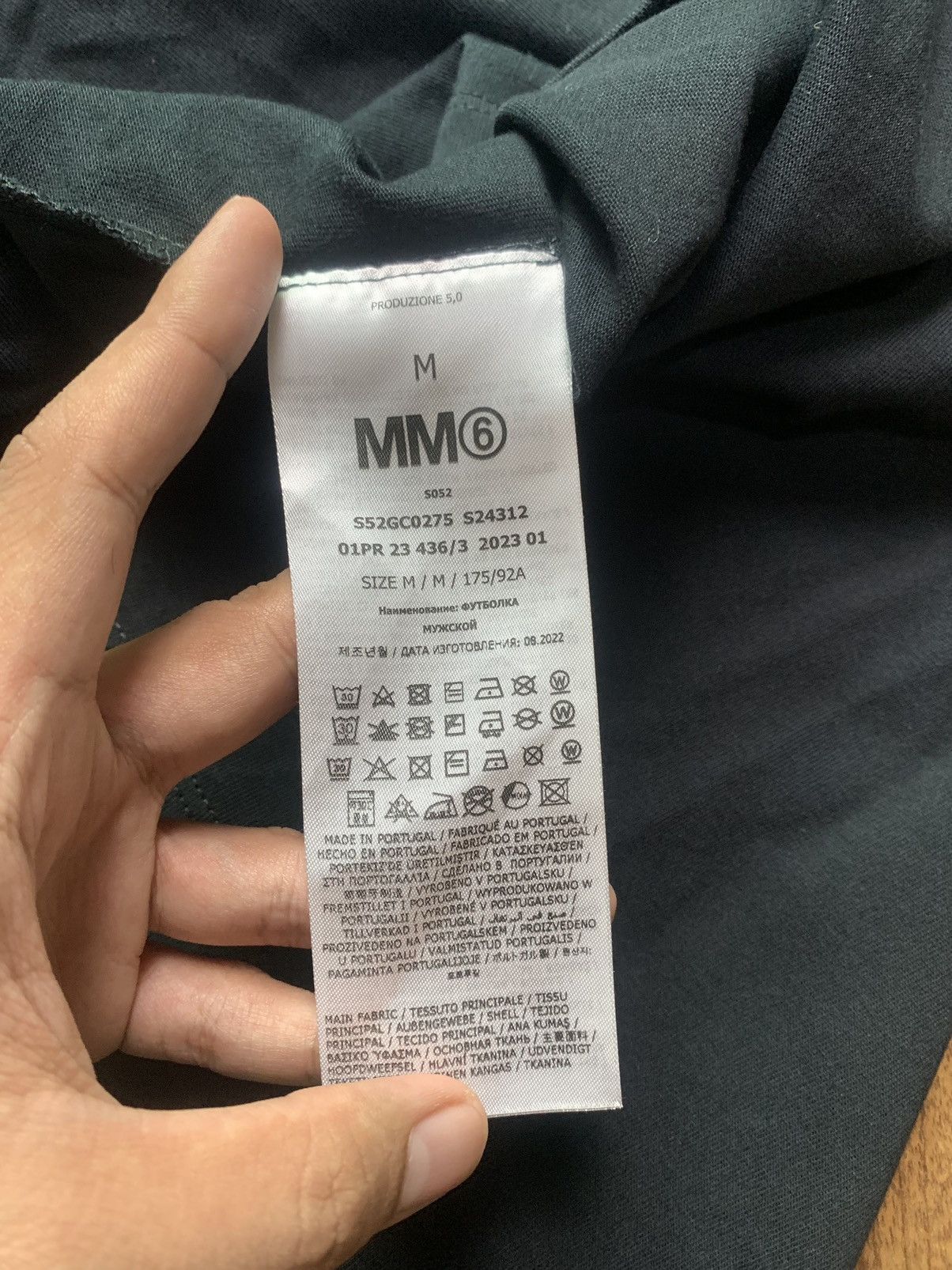 Maison Margiela MM6 Maison Margiela Logo Label Tee Size US M / EU 48-50 / 2 - 5 Thumbnail