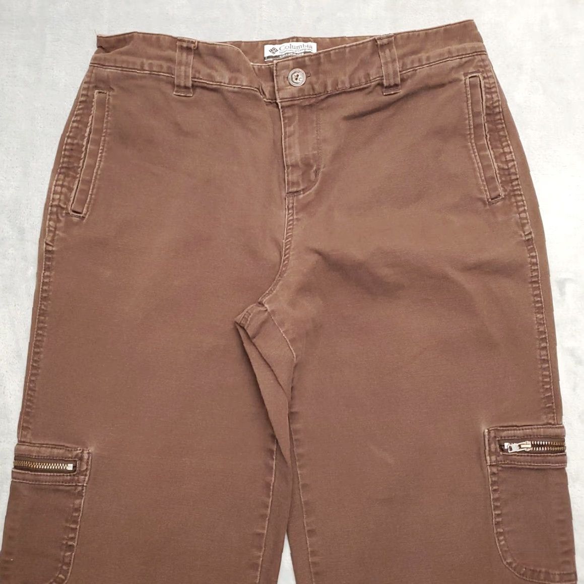 Vintage VINTAGE Columbia Pants Womens 10 Brown Canvas Cargo Utility Pocket Outdoors Gorp Classic Size 32" / US 10 / IT 46 - 3 Thumbnail