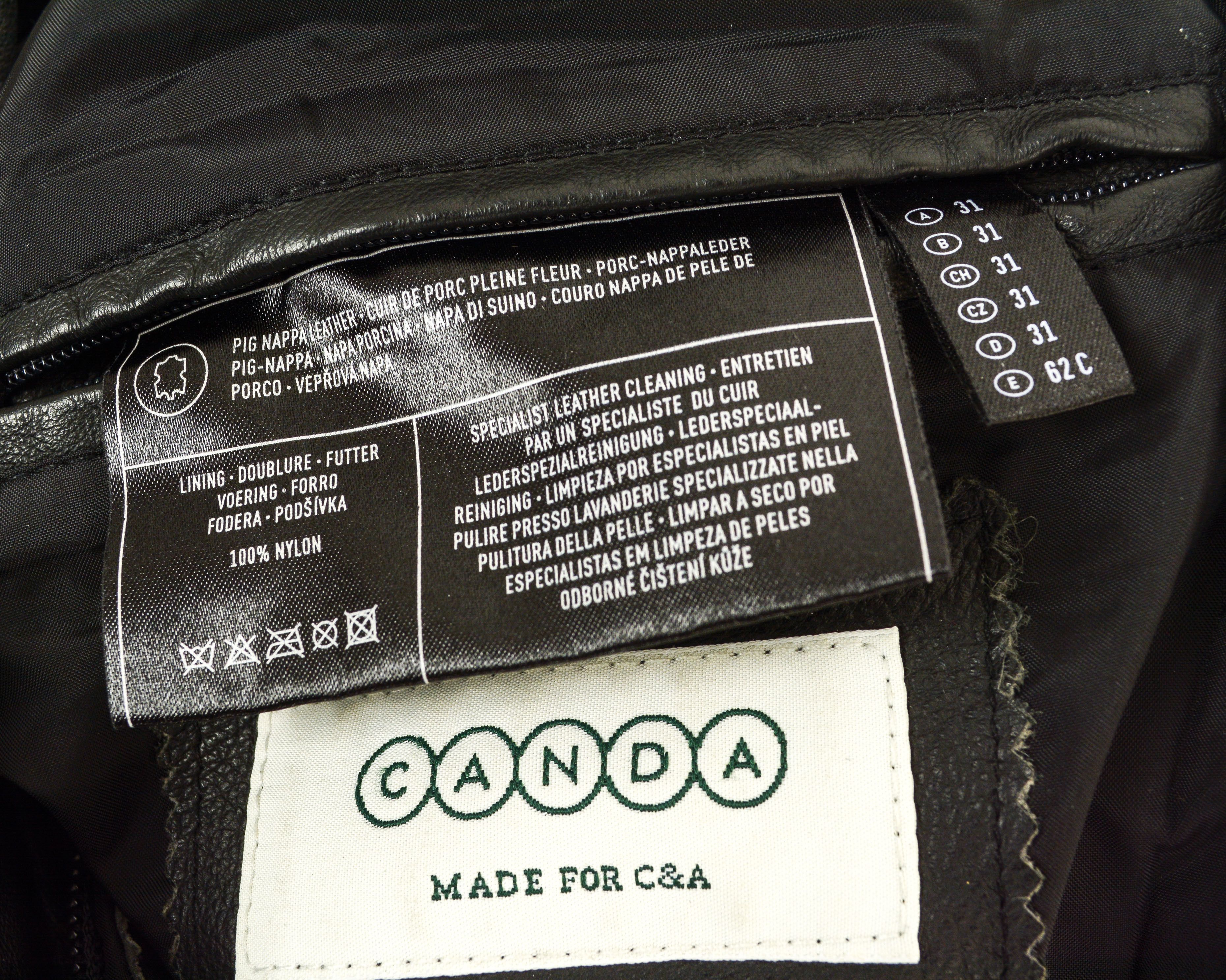 Vintage Canda Uk 48 Us Leather Over Coat Jacket Grunge 3XL Outdoors Size US XXL / EU 58 / 5 - 11 Thumbnail