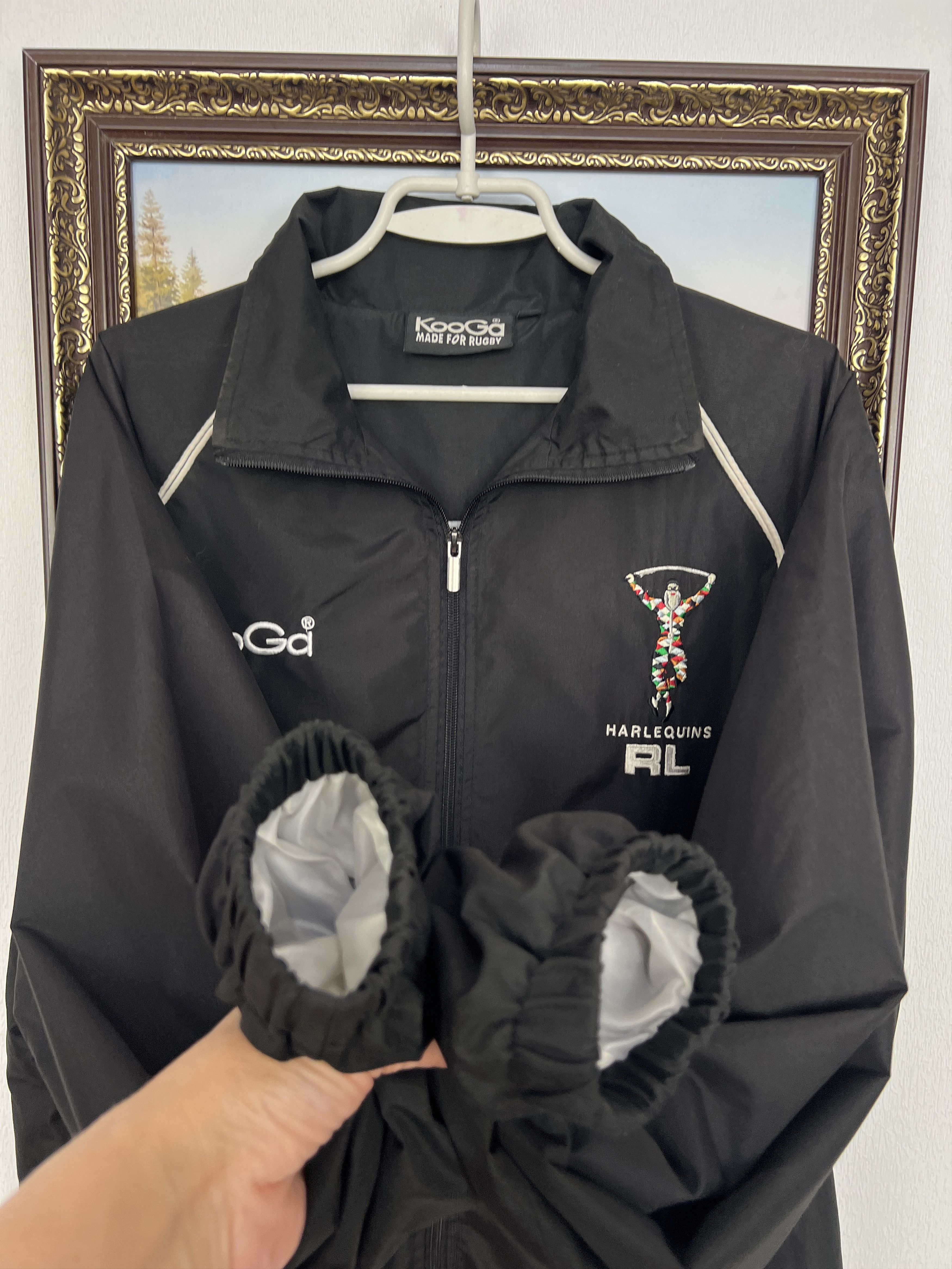 Vintage Vintage Harlequins Rugby Union KooGa Jacket Mens Track Top Size US XL / EU 56 / 4 - 7 Thumbnail